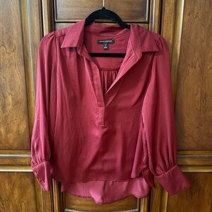 Banana Republic Deep Red Blouse